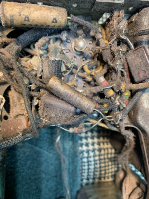 Eighty years worth of dust and dirt