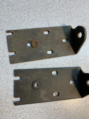 Side brackets repainted