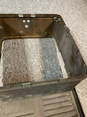 Metal cleaning is needed